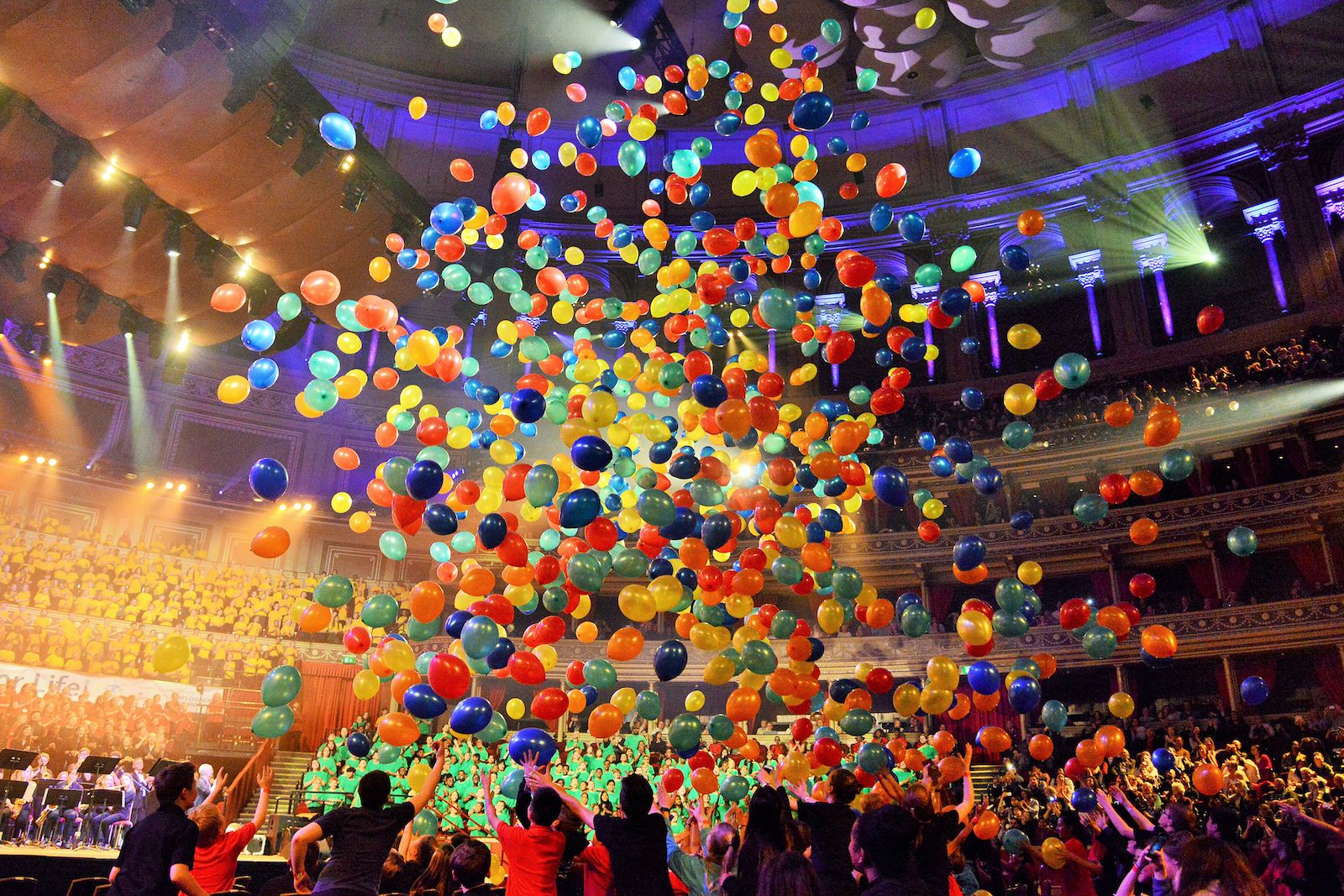 Royal Albert Hall ballons